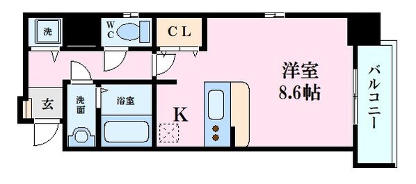 クレセント尼子の物件間取画像